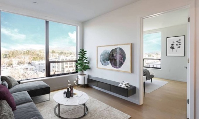 Walnut Creek Condominio | Elegant 1BR Condo at The Rise Walnut Creek