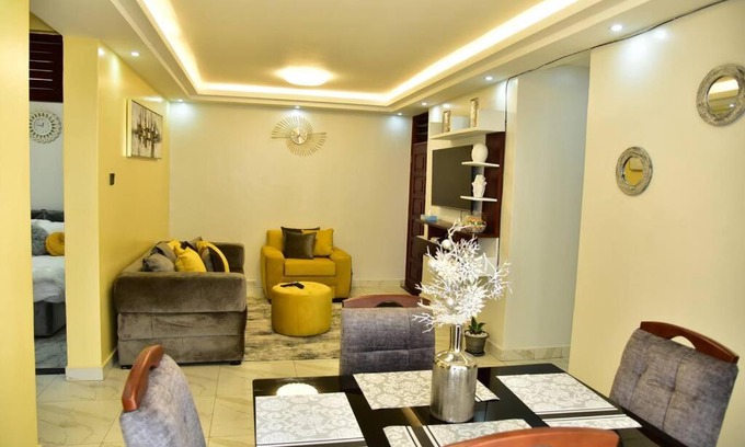 Kireka Apartamento | Elegant 3-Bedroom Condo with Pool, Gym & Free Wi-Fi