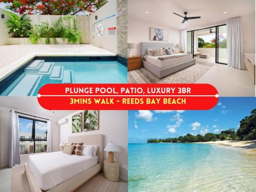 Lower Carlton Beach Casa | Elegant 3BR Pool Villa Beach 5min Holetown