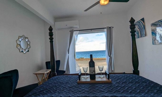 Hato Abajo Apartamento | Elegant Ocean-Front Apartment, PRIVATE Jacuzzi, BBQ