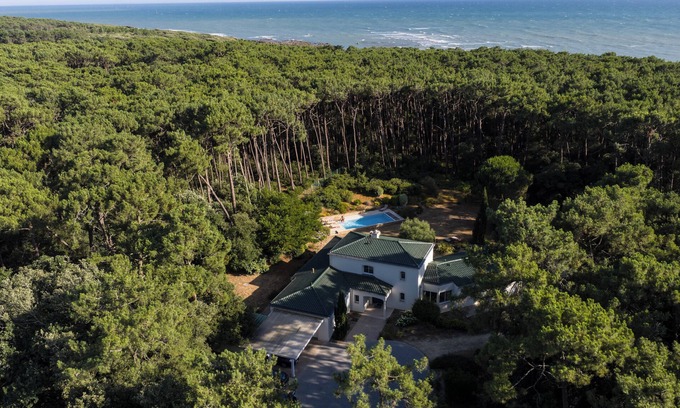 Bourgenay Villa | Elegant Villa for 10 with Pool in the heart of an ocean-view setting
