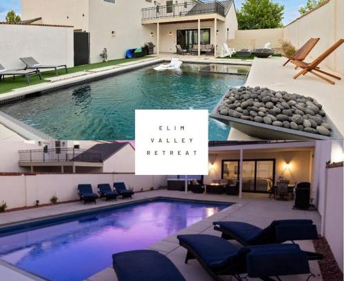 Hurricane Casa | Elim Valley Retreat 2 Private Pool Neighboring Homes, 2 Spacious Kitchens, and more