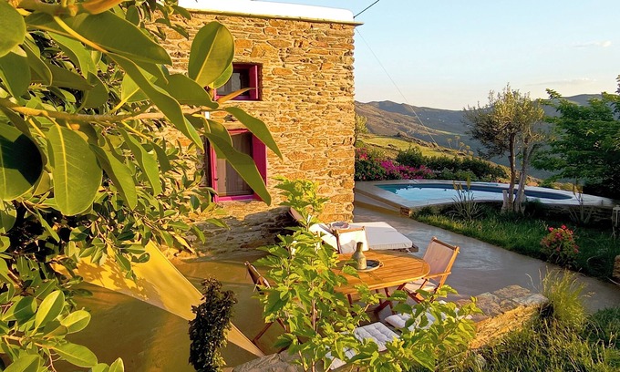 Andros Casa | Elissavet Cycladic old house with private pool and magnificent view