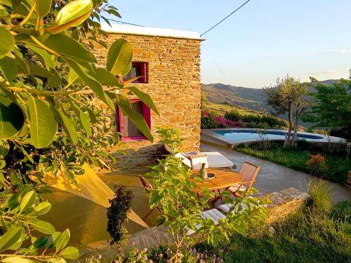 Andros Casa | Elissavet Cycladic Stone House with private pool, nice view and fantastic sunsets