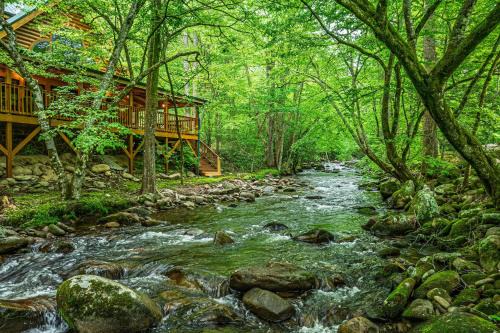Cosby Casa | Elk Rapids on Cosby Creek cabin