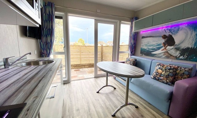 Knott End-on-Sea Casa | Elletson Park Caravan 1 - Studio family camping/bbq
