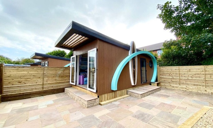 Knott End-on-Sea Casa | Elletson Park Caravan 2 - Studio family camping/bbq