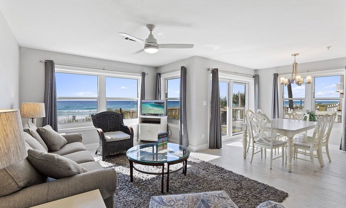 Crystal Beach Condominio | Emerald Dunes 105 - Crystal Beach, frente al golfo, piscina comunitaria, servicio de playa gratuito.