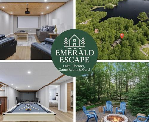 Long Pond Casa | Emerald Escape Lake, Theater, Game Room & More!