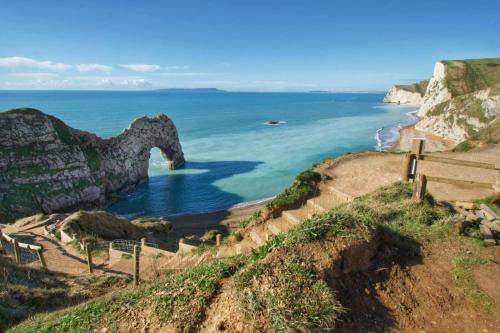 Holworth Casa | Emma's Sea View 2-bedroom caravan at Durdle Door near Wareham Dorset
