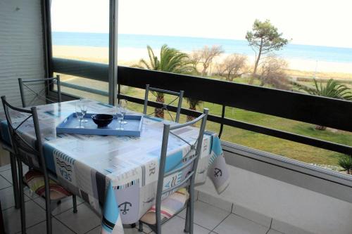 Saint-Cyprien Plage Apartamento | Emplacement idéal pour ce T2 cabine face à la mer -Parking-Wifi-6PC237