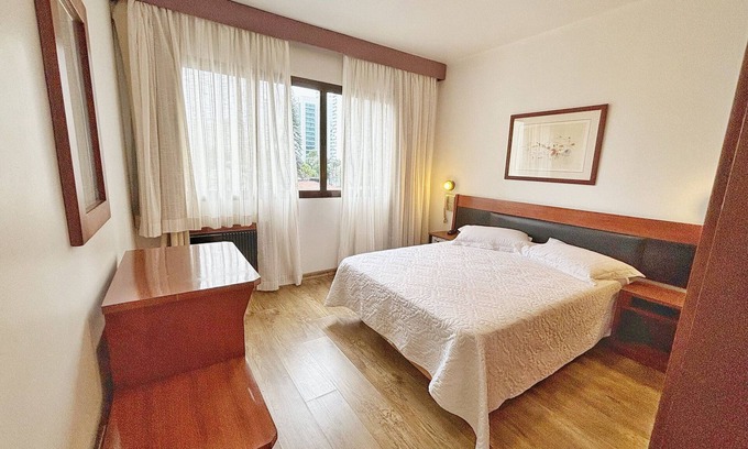 Centro Casa | ENB Flat Hotel em SBC p/ 2 pp Espaço e Conforto
