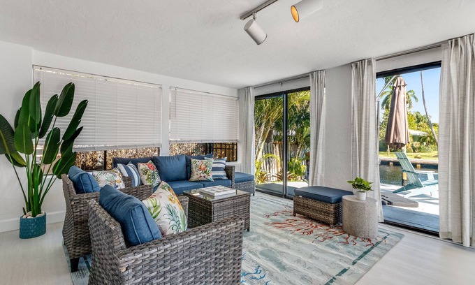 Bel Air Casa | Enchanting, dog-friendly, waterfront home with dock, bikes, & washer/dryer