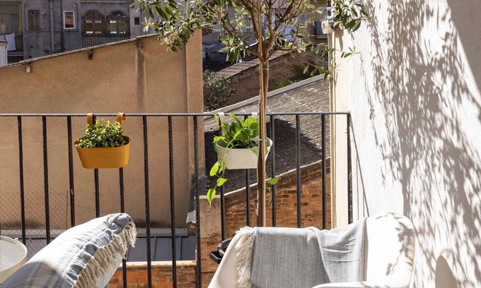 Sants Apartamento | Luminoso piso de 2 habitaciones con terraza | Plaça Espanya