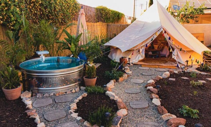 Ceres Casa | Enchanting Bell Tent in Herb Garden