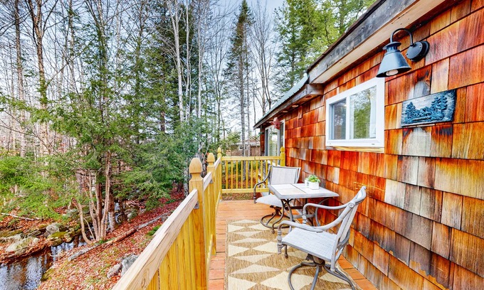 Dover-Foxcroft Casa | Enchanting dog-friendly cottage with full kitchen, fast WiFi, & nearby creek