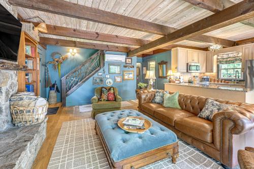Highlands Casa | Enchanting Highlands Cottage with Pond and Waterfall