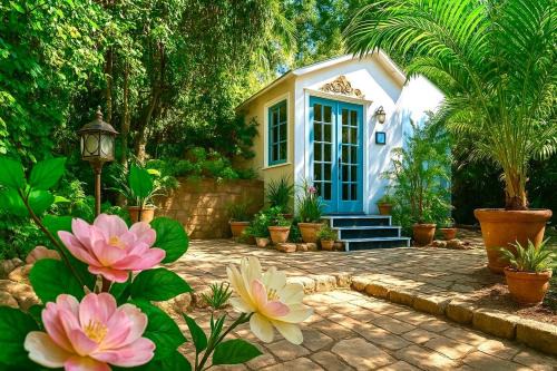 Hollywood Hills West Casa | Enchanting Private Hollywood Hills Guest House with Tranquil Tree-Top Views, Magical Outdoor Living Room and Patio and Zen Garden, In LA's Most Desirable, Central, Serene Area and Only 2 Minutes from Hollywood Boulevard