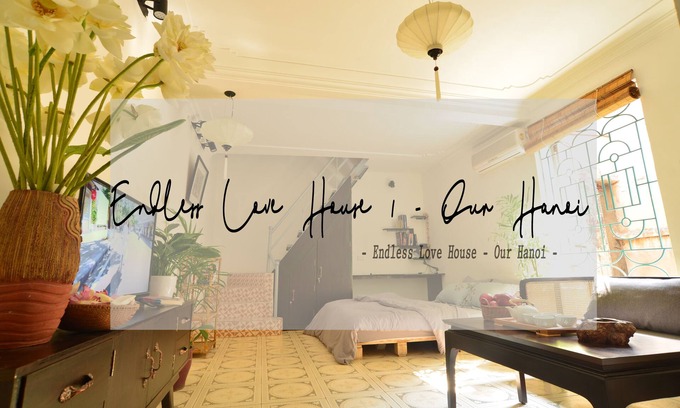 Hang Bai Apartamento | ★★★ Endless Love House 1 ★ Casa de familia a 5 minutos del lago Hoan Kiem ★ Jardín romántico de Rosies