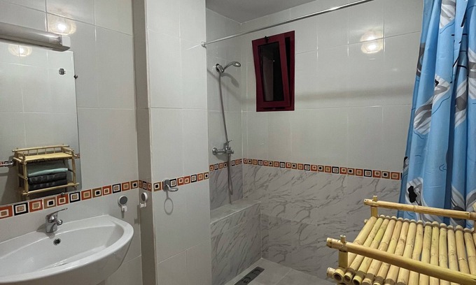 El Aggada Apartamento | Enjoyable 3-bedroom apartment with AC in Marrakech