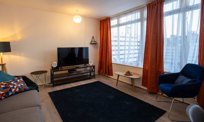 Felixstowe Apartamento | Apartamento-Baño en la habitacion-Confortable-Terraza-Undercliff 4