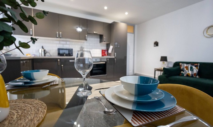 Sudbury Apartamento | Apartamento-Baño en la habitacion-Suffolk-Square