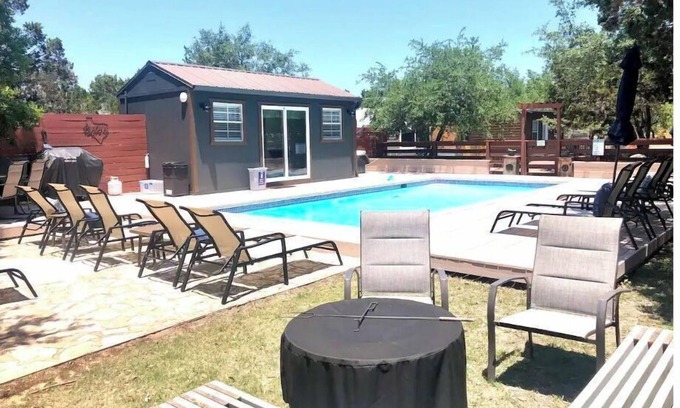 Austin Cabina | Entire boutique resort! 9 cabins on 2 gated acres with pool!