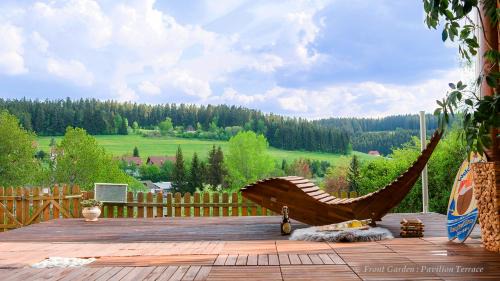 Unterkirnach Casa | Entire House in Schwarzwald with mountain view, private Sauna, Gym, Garden and Terraces