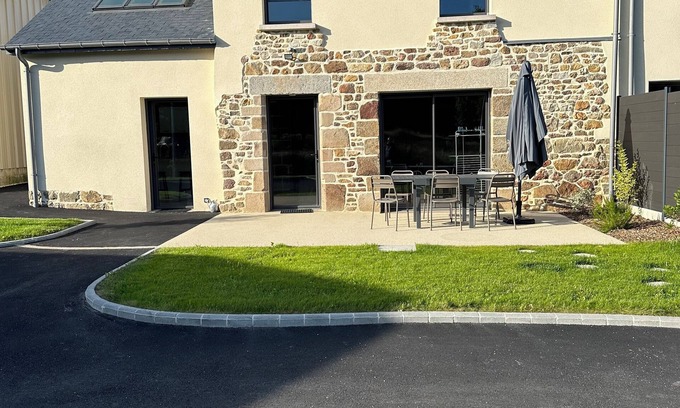 Irodouer Casa | Entre Rennes et St Malo Maison en Campagne, Terrasse et Espace Vert