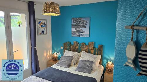 Aureilhan Casa | EntreLac&Océan2 - Chambre d'hôtes-Entrée et Terrasse privée - cyclotouristes et motards bienvenus