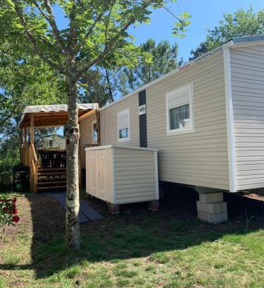 Piraillan Otro | Envie d un break de paysages sauvages et de nature ce mobile home neuf tout confort climatise idealement situe au bord de l eau dans un camping 4 etoiles vous attend pour un week end quelques jours ou des vacances en famille
