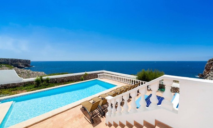 Es Canutells Casa | Es Macar, heated Pool, In front of the sea