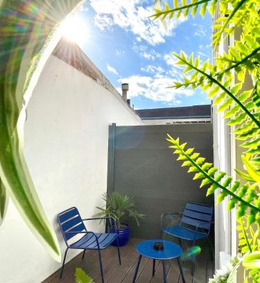 Sainte-Anne - Faubourg Noyon Apartamento | Escale bohème - Terrasse en centre-ville - Gare