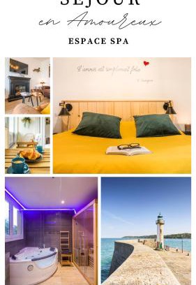 Binic Apartamento | Escapade en Bord de mer avec Sauna et Spa Privés