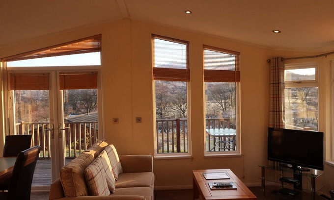 Spean Bridge Chalet De Esquí | Escape Range Colonsay 2 habitaciones Self Catering Lodge