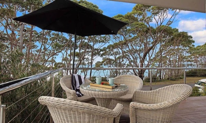 Hyams Beach Casa | Escape :: Hyams Beach casa con vistas a Jervis Bay