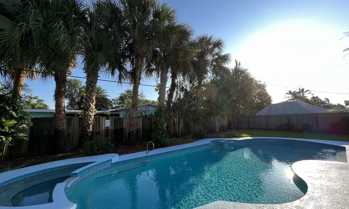 South Patrick Shores Casa | Escape to Paradise! Stunning Poolside Haven Just Moments from the Shore.