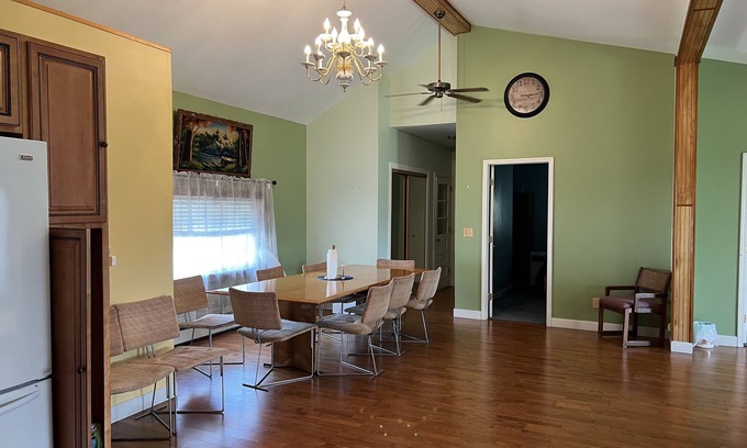 Town of Chesterfield Casa | Escape to the Adirondack is a full house with parking and backyard.