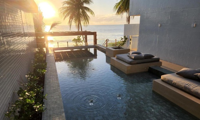 Jardim Oceania Apartamento | Espaço a beira mar de João Pessoa com jacuzzi e pé na areia