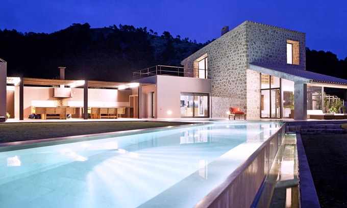 Campanet Villa | Espectacular villa con piscina, terraza y hermoso jardín