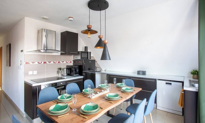 Muntzenheim Apartamento | ESPLANADE BelleÉtoile SPA Sauna Jeux Colmar