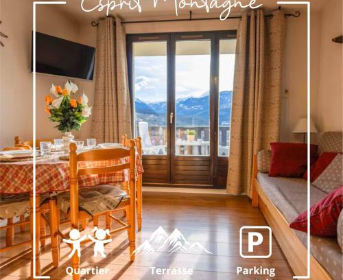 Barcelonnette Apartamento | Esprit Montagne - Vue - Balcon - Parking