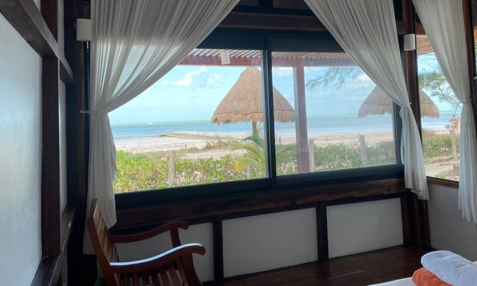 Isla Holbox Complejo | Estrella de Mar- Ocean front palapas. Holbox Beach