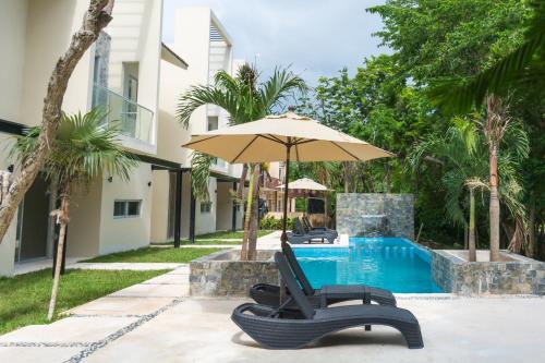 Puerto Aventuras Apartamento | Estudio en Puerto Aventuras, Condominio con Alberca # 202