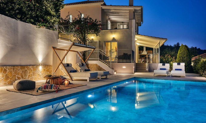 Lithakia Villa | Ether Villa View - Tres Habitaciones Villa, Capacidad 7