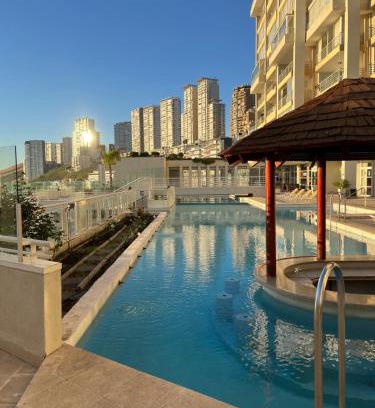 Renaca Apartamento | Euromarina 1,Espectacular vista ! Playa Cochoa