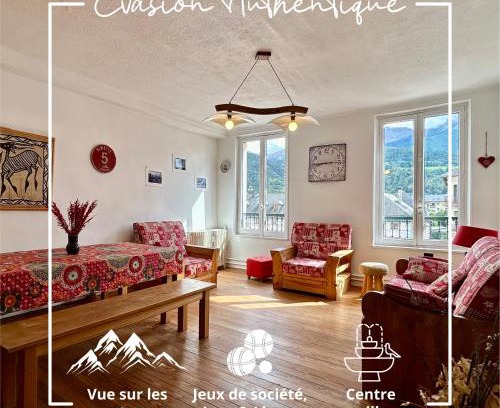 Barcelonnette Apartamento | Evasion Authentique - Centre ville - Jeux de société