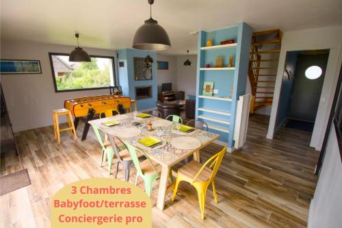 Le Rozel Casa | Evasion entre Mer et Campagne avec Babyfoot et terrain de pétanque, 3 chambres, cheminée - Intendance Luxury Host