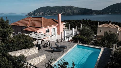 Evreti Apartamento | Evreti Villa with Stunning views, near Fiscardo