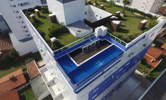 Capao da Canoa Apartamento | Excelente Apto Terraço Verde C/Vista Mar Piscina 3 D